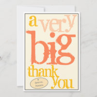 A Very Big Thank You Special Staff Appreciation