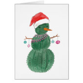 A Very Cactus Christmas Snowman (Front)