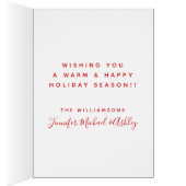 A Very Cactus Christmas Snowman Cards (Inside (Right))