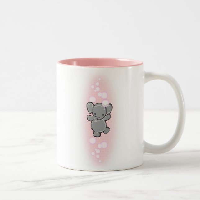 a very clean elephant mug (Right)