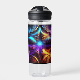A Very Colorful Lyapunov Fractal Water Bottle