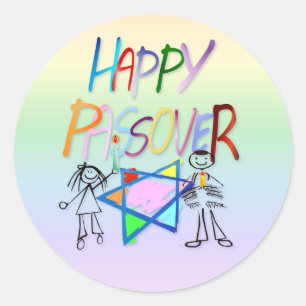 A Very Colorful Passover Stickers