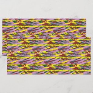 a very colorful pattern with a lot of different co menu