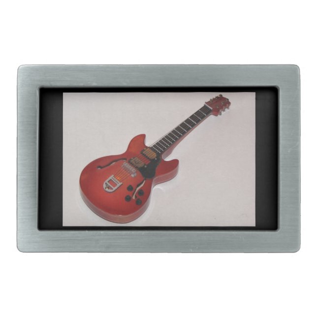 A Very Cool Electric Guitar Belt Buckle (Front)
