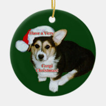 Sandicast Red Pembroke Welsh Corgi with Stocking Christmas Ornament XSO04101