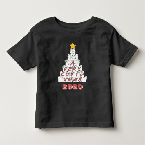 A Very COVID Xmas Funny 2020 Toilet Paper Tree Toddler T_shirt