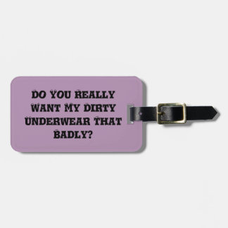 funny luggage tags