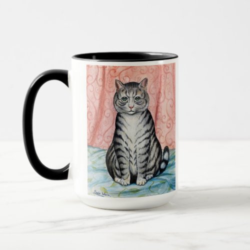 A Very Handsome Tabby Cat by Louis Wain Mug