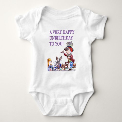 A Very Happy Unbirthday To You Baby Bodysuit