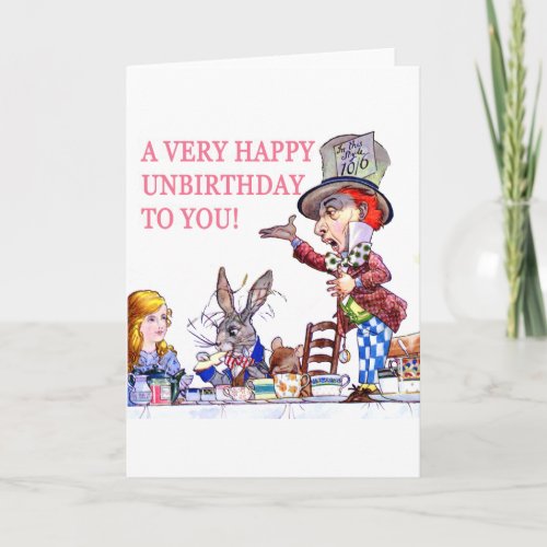 A Very Happy Unbirthday to You Card
