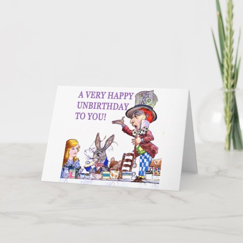 A Very Happy Unbirthday To You Card