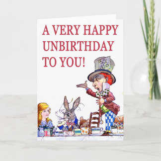 A Very Happy Unbirthday to You Card