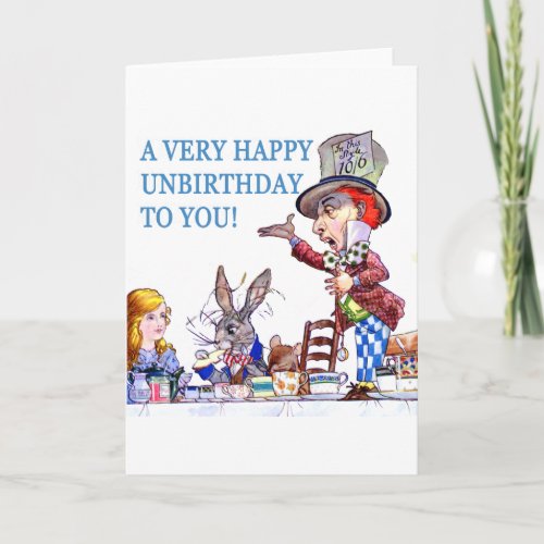 A Very Happy Unbirthday To You Card