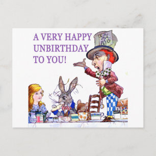 A Very Happy Unbirthday To You! Postcard