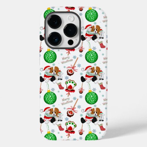A Very Merry Cavalier King Charles Christmas Case_Mate iPhone 14 Pro Case