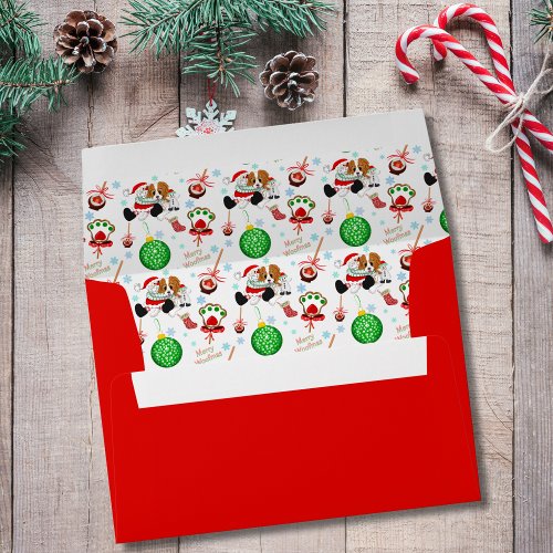 A Very Merry Cavalier King Charles Christmas  Envelope