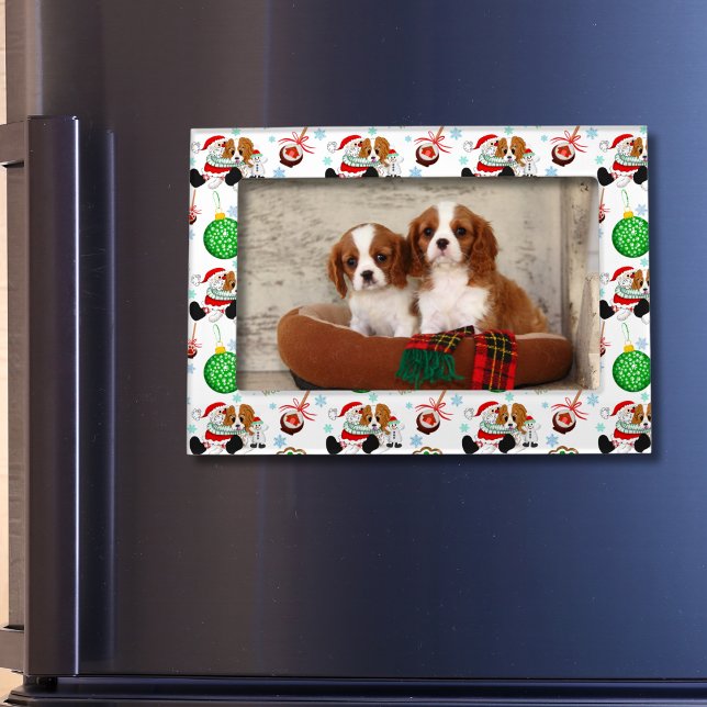 A Very Merry Cavalier King Charles Christmas   Magnetic Frame (Creator Uploaded)