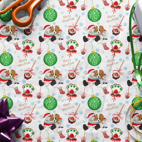 A Very Merry Cavalier King Charles Christmas  Tissue Paper