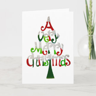 A Very Merry Christmas Holiday Card