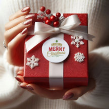 A Very Merry Christmas Modern Holiday Family Name