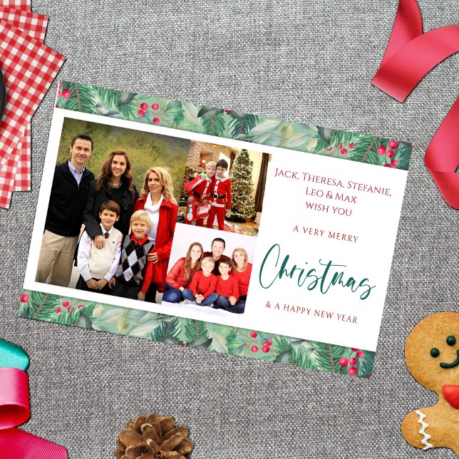 A Very Merry Christmas Photo Holiday Card (Creator Uploaded)