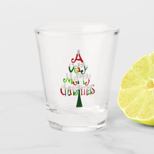 A Very Merry Christmas Shot Glass