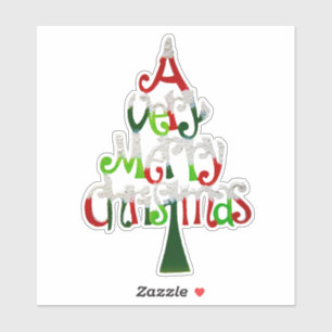 A Very Merry Christmas Sticker