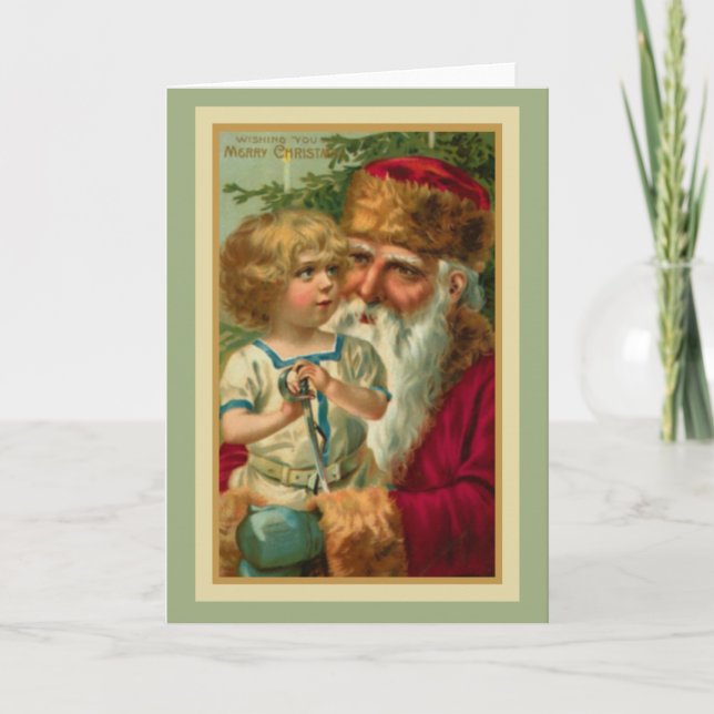 A very merry christmas -victorian christmas cards (Front)