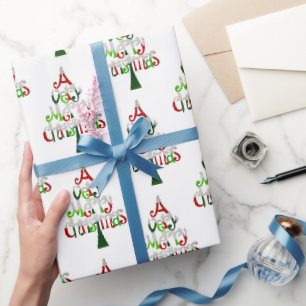 A very merry Christmas Wrapping Paper