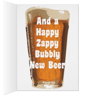 A Very Merry MaryWanna Christmas & Happy New Beer Card