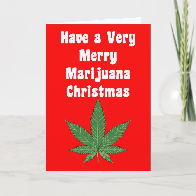 A Very Merry MaryWanna Christmas & Happy New Beer Holiday Card (Front)
