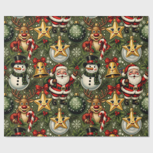 A Very Merry Ornament Party Wrapping Paper