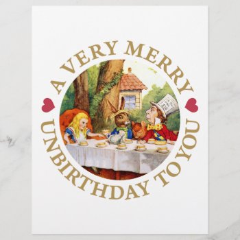 A Very Merry Unbirthday To You! by All_Around_Alice at Zazzle