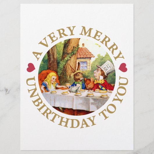 A Very Merry Unbirthday to You! (Front)