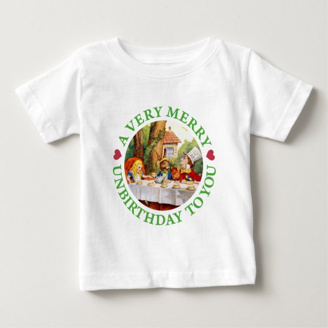 A Very Merry Unbirthday to You! Baby T-Shirt (Front)
