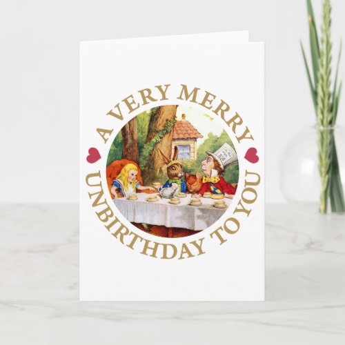 A Very Merry Unbirthday to You Holiday Card