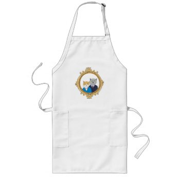A Very Nice Kitty Couple Apron by sfcount at Zazzle
