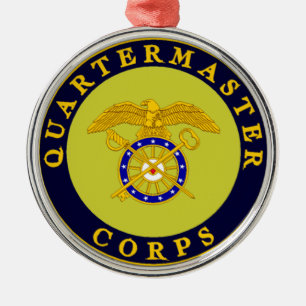 A Very Quartermaster Holiday Metal Ornament