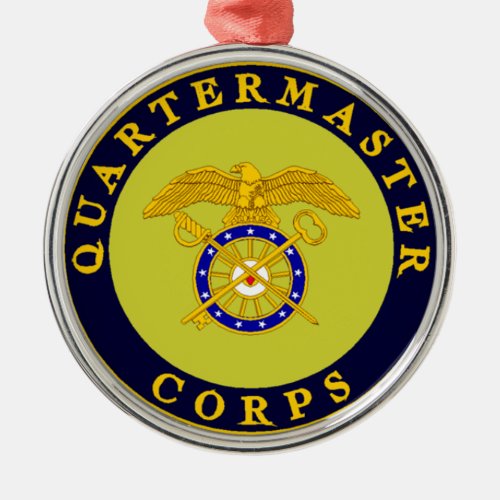 A Very Quartermaster Holiday Metal Ornament