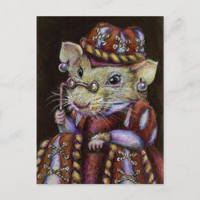 A very respectable rat postcard (Front)