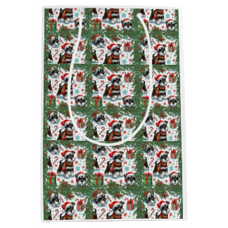 A Very Schnauzer Christmas Medium Gift Bag