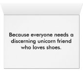 A Very Serious Unicorn Cards (Inside Horizontal (Bottom))