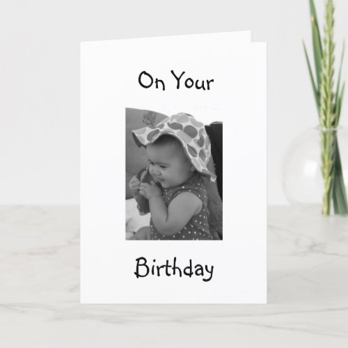 A VERY SPECIAL BABY GIRLS BIRTHDAY CARD