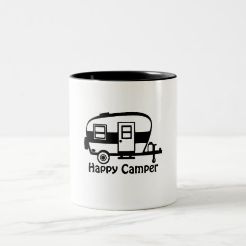 A VERY SPECIAL HAPPY CAMPER MUG Two_Tone COFFEE MUG