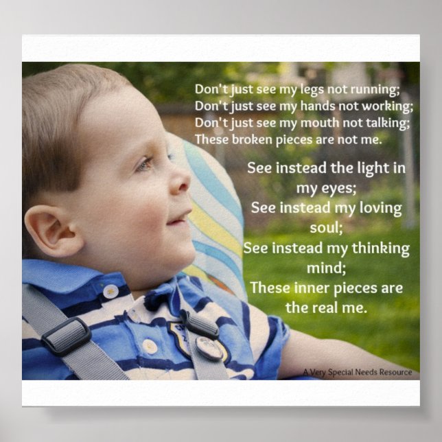 A Very Special Needs See Me Poster (Front)