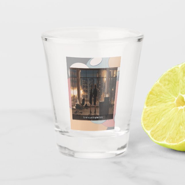 A Very Strange Time Shot Glass (Front)