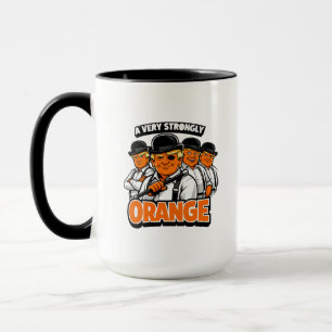 A Very Strongly Orange – Trump Cartoon Parody Mug