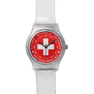 swiss flag watch