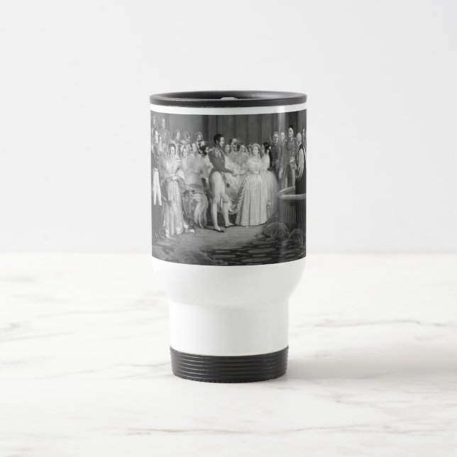 A Very Victorian Wedding Travel Mug (Center)