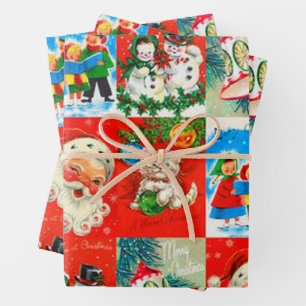 A Very Vintage Christmas Wrapping Paper Sheets